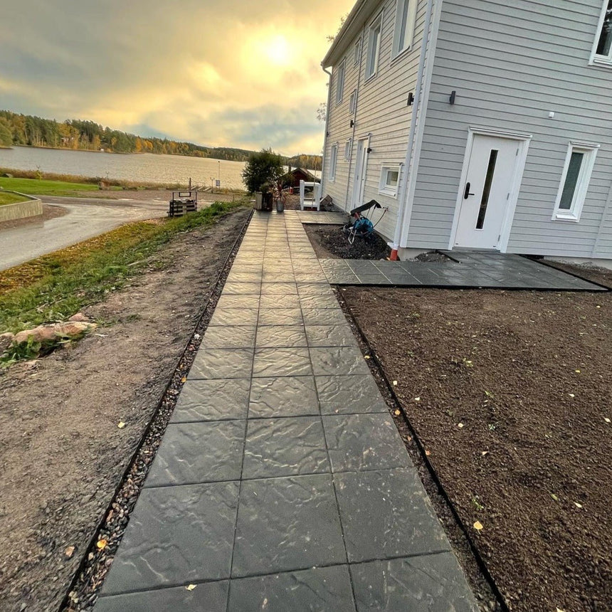Rosendal Grafit 400x400x50 - Stenbolaget