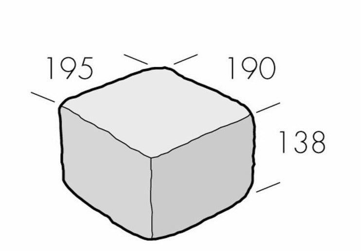 Rustik Halvblock Grå - Stenbolaget