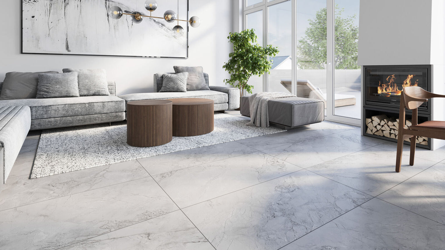 Sandby Silver Klinker 120x60 - Stenbolaget