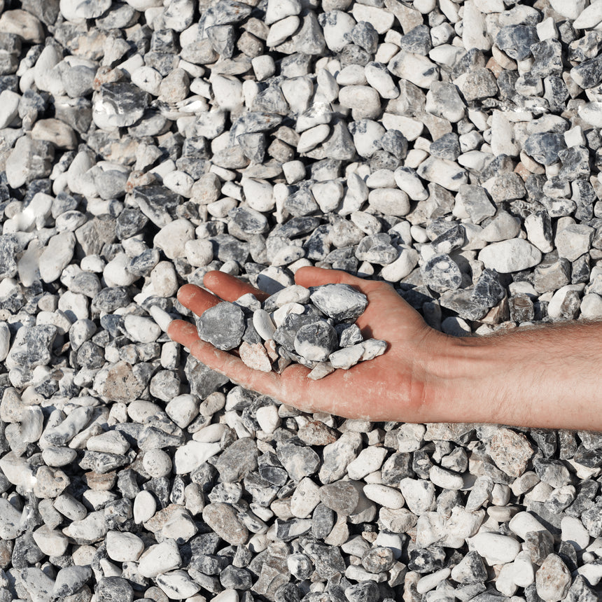 Sjösingel Svart/Vit 16 - 32 Storsäck 500kg - Stenbolaget