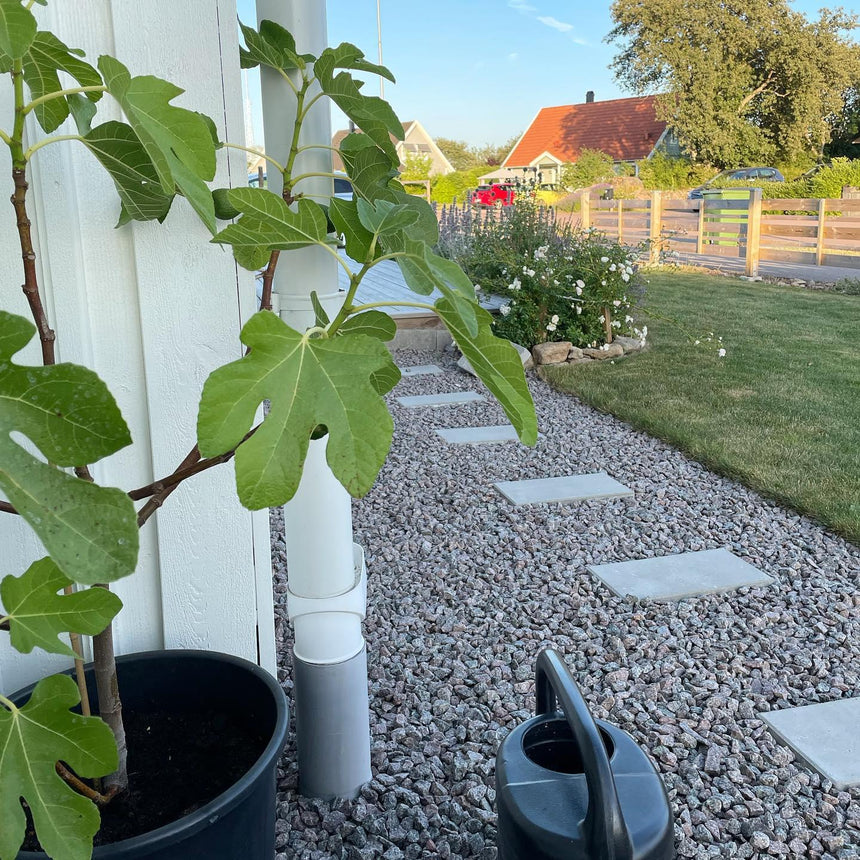 Slät Platta Grå 350x350x50 - Stenbolaget