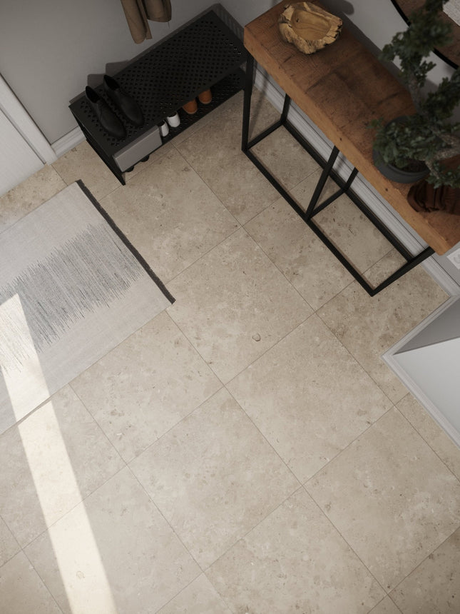 Slite Beige Klinker 60x60 - Stenbolaget