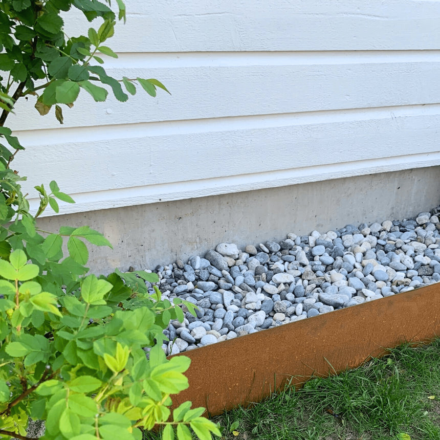 Stålkant Cortenstål Rak 1150x120 - Stenbolaget