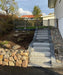 Stentrappa Bergama Granit Premium Grå 1200x350x150 - Stenbolaget