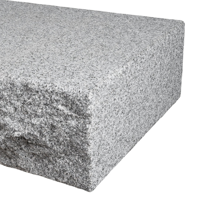 Stentrappa Bergama Granit Premium Grå 2000x350x150 - Stenbolaget