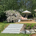 Stentrappa Bergama Granit Premium Grå 2000x350x150 - Stenbolaget Trappor - Granit