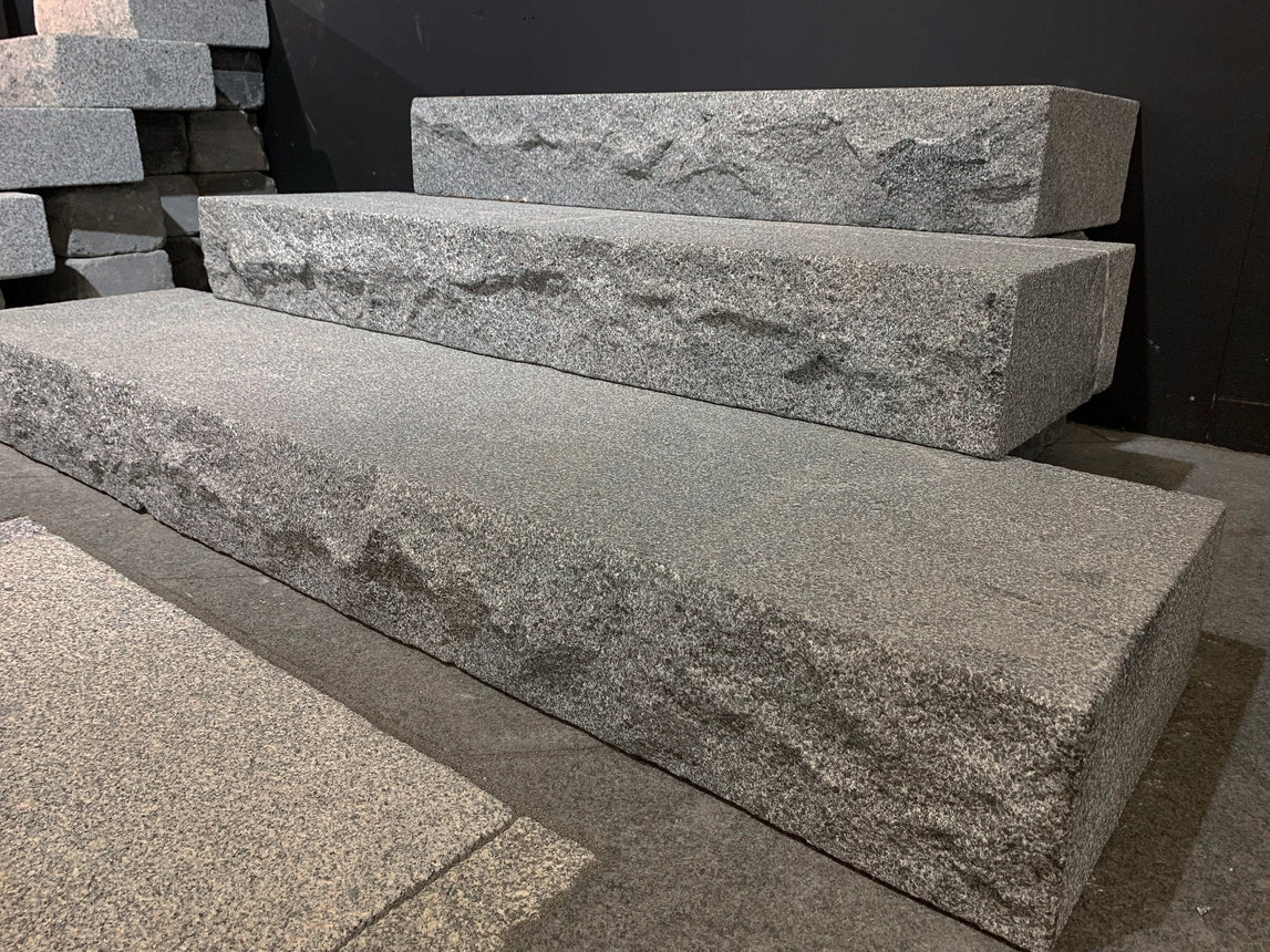Stentrappa Granit Premium Grafitgrå 1500x350x150 - Stenbolaget