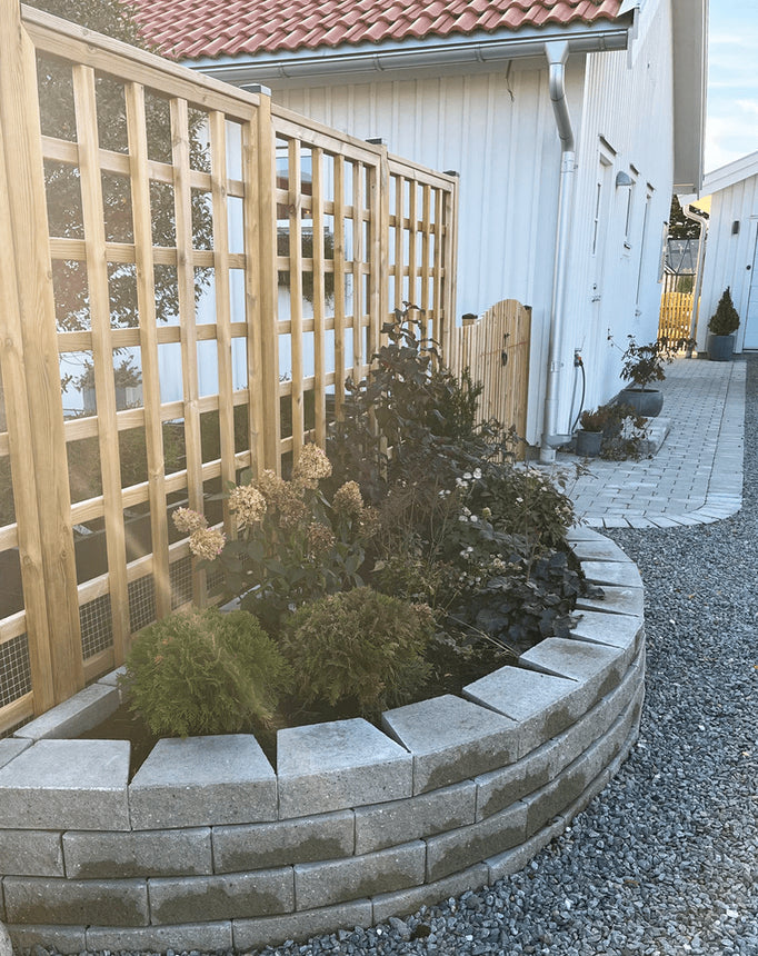 Stödmur Haga Mini Grå - Stenbolaget Stödmur - Betong