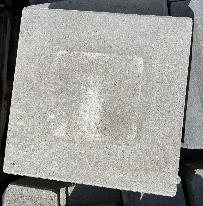 Stolptopp Grå 400x400x80/70 - Stenbolaget