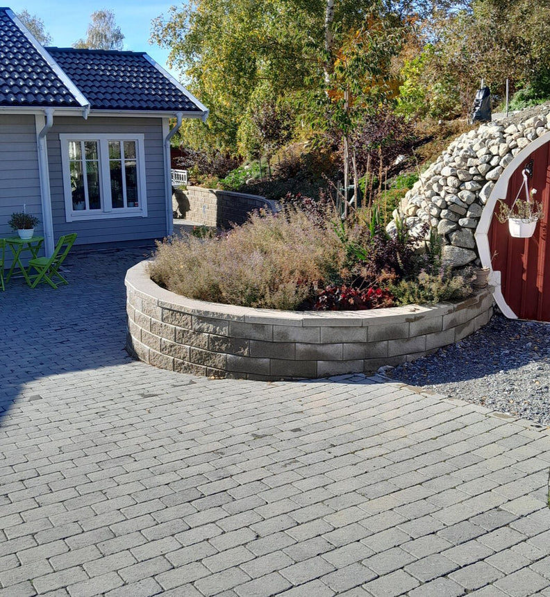 Waxholm Normalsten Grå - Stenbolaget Stödmur - Betong