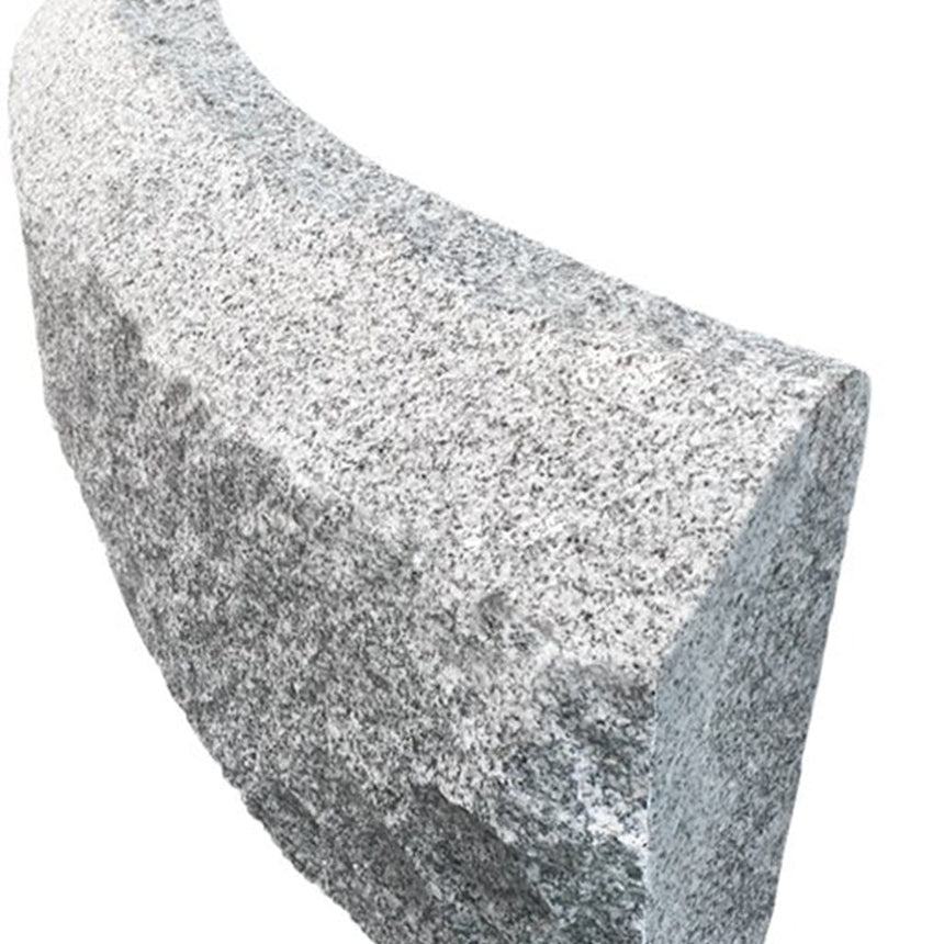 Granitkantsten RF4 Grå Radie 3,0 500-1100x300x100 | Stenbolaget.